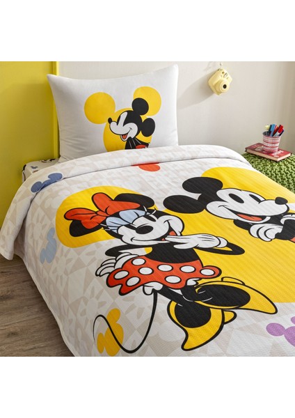 Lisanslı Disney Minnie&mickey Botanictek Kişilik Pamuk Pike Takımı fiyatları