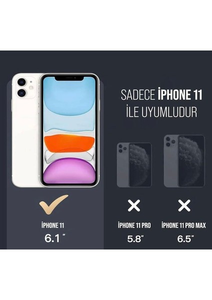 Apple iPhone 11 Uyumlu Lens Koruma Kılıf modelleri