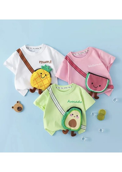 Ananas Çantalı Unisex T-Shirt