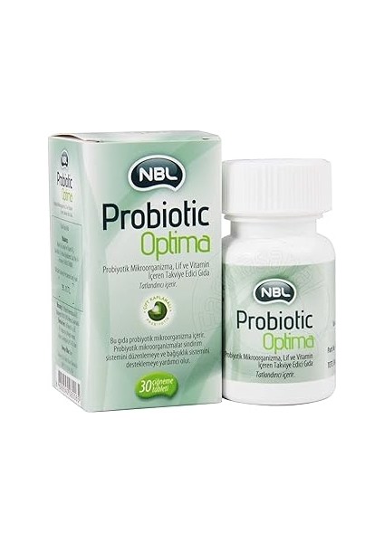 Nbl Probiotic Optima Çiğneme 30 Tablet