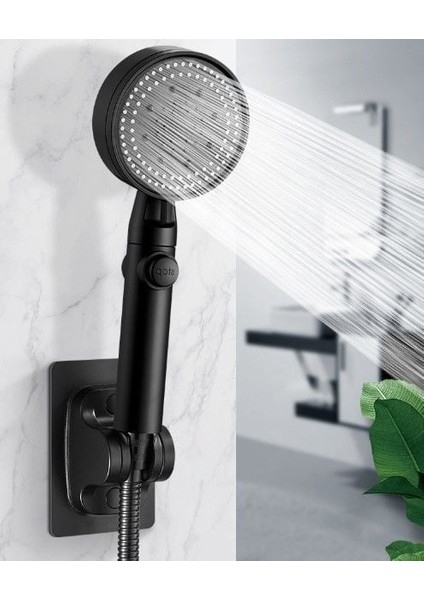 Yeni Estevia Urg Yapışkanlı Duş Başlığı Tutucu Ayarlı Siyah Company fiyatları