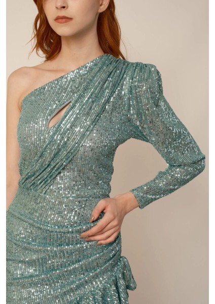 Tek Omuz Mini Elbise fiyatları