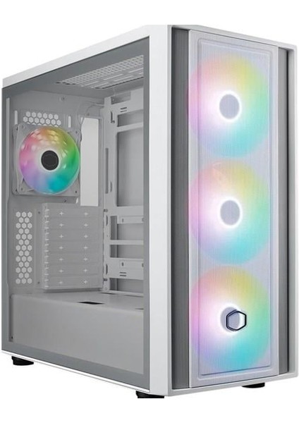 Coolermaster 600W 80+ Lıte 5 RC-MCW-L5S3-KWNA60 Gamıng Mıd-Tower Pc Kasası Beyaz