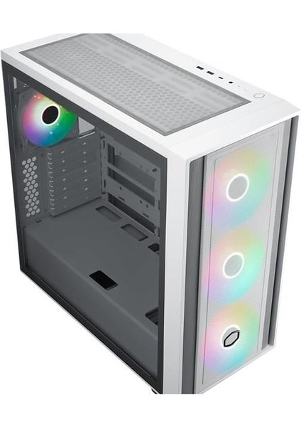 Coolermaster 600W 80+ Lıte 5 RC-MCW-L5S3-KWNA60 Gamıng Mıd-Tower Pc Kasası Beyaz