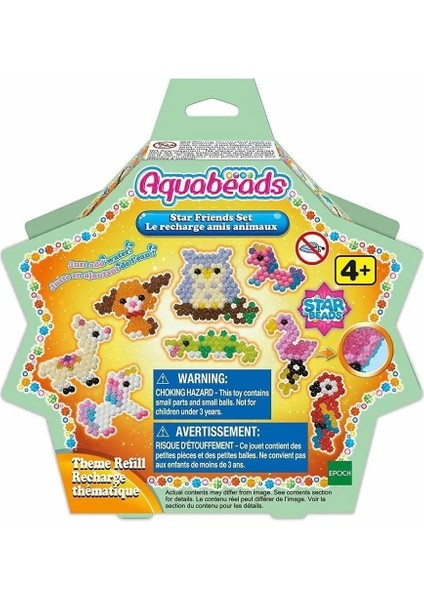 31602 Aquabeads Star Bead Arkadaşlar Seti / Yedek Boncuk Paketi / Epoch / +4 Yaş