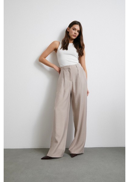 Modal Palazzo Pantolon Bej