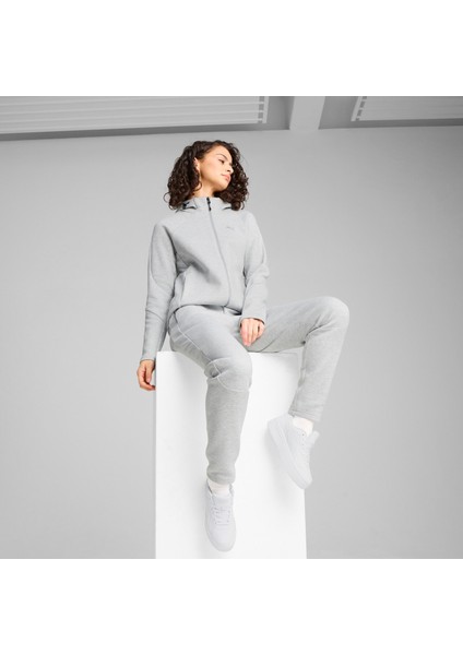 Kadın Evostrıpe Tam Fermuarlı Kapüşonlu Sweatshirt modelleri