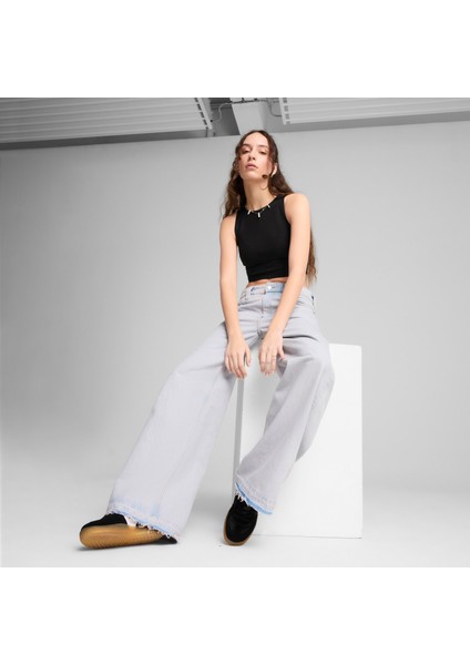 Wardrobe Ess Kadın Nervürlü Crop Üst modelleri