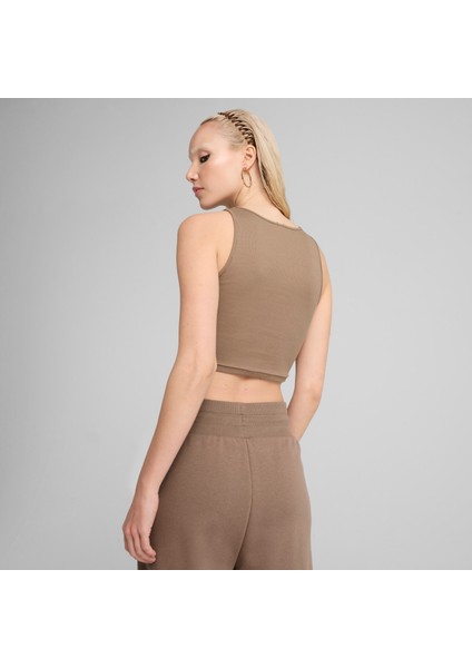 Wardrobe Ess Kadın Nervürlü Crop Üst fiyatları