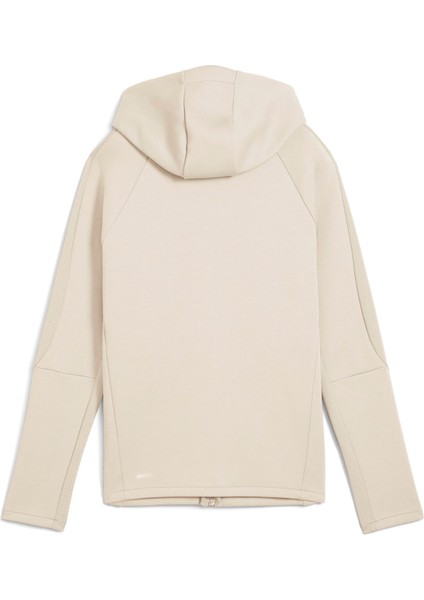 Kadın Evostrıpe Tam Fermuarlı Kapüşonlu Sweatshirt indirimleri