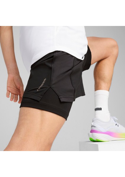 Velocıty Erkek 2'si 1 Arada Koşu Şortu