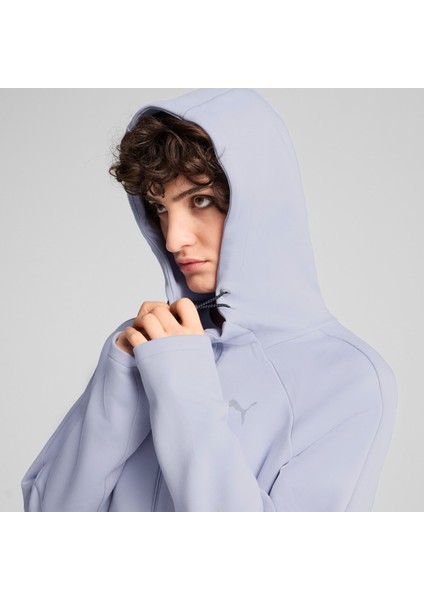 Kadın Evostrıpe Tam Fermuarlı Kapüşonlu Sweatshirt