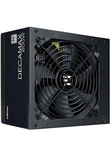 600W 80+ ZM600-LX3 (DECAMAX600W) Power Supply