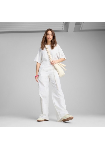 Kadın Dare To Rahat Dokuma Fermuarlı Pantolon modelleri