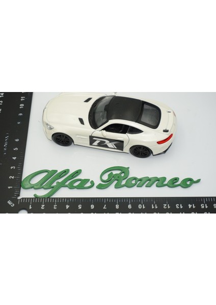Alfa Romeo Yeşil Abs Bagaj 3m 3D Yazı Amblem