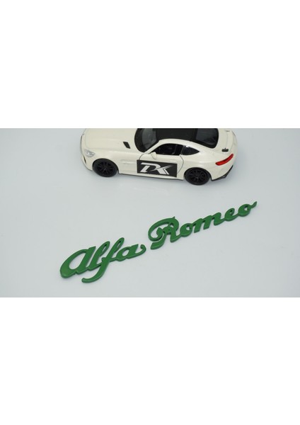Alfa Romeo Yeşil Abs Bagaj 3m 3D Yazı Amblem