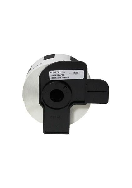 Prıntpen Brother P-Touch DK-11218 Yuvarlak Etıket (1000 Adet/rulo) (24MM x Ø)
