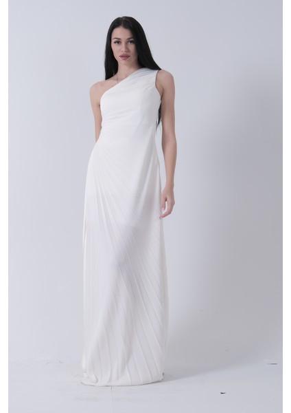 Ekru Bel Dekolteli Taş Işlemeli Abiye Elbise 4521014.147 fiyatları