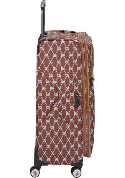 U.s. Polo. Assn. 24041-24039-24038-24040 Büyük Boy Unisex Monogram Kumaş Valiz Tatil Bavul fiyatları