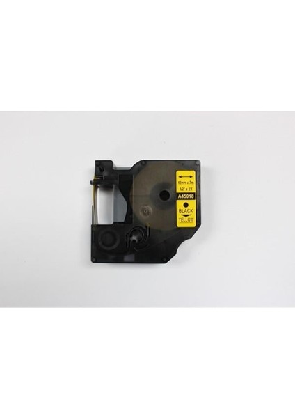 Prıntpen Dymo D1 45018 Sarı Etıkete Sıyah (12MM x 7m)