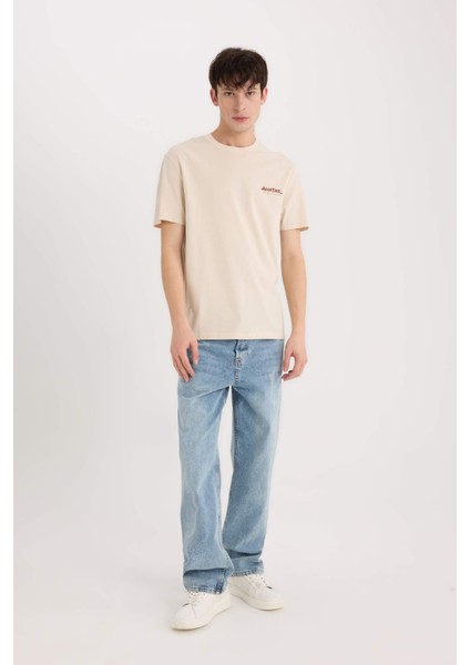 %100 Pamuk Avatar the Last Airbender Regular Fit Bisiklet Yaka Baskılı Kısa Kollu Tişört D6783AX25SP