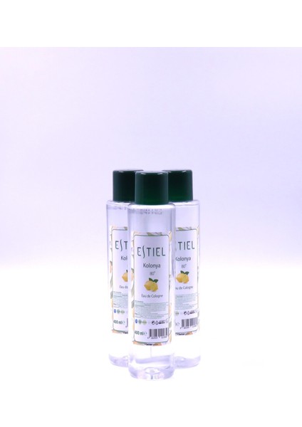 Detsan Güvencesiyle (51. Yıl) 3'lü Avantaj Set, Estiel 80° Limon Kolonyası 400 Ml, Hoş Kokulu