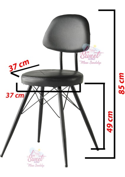 Mini 60 x 100 Milano Mdf Ortadan Açılır Masa 4 Adet Ece Sandalye indirimleri