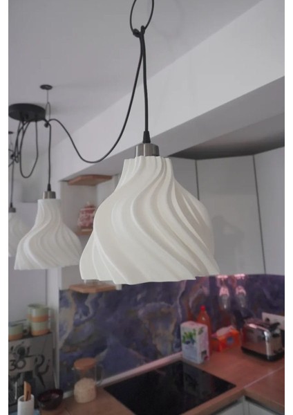 Modern Avize - 3D Baskı - Ampul Hediye