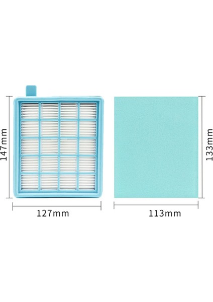 Philips Elektrikli Süpürge Için Filtre Mesh Hepa Filtre Buffalo-Mıstral (Yurt Dışından)