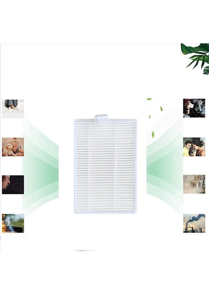 Kabum Smart 700 500 Ana Silindir Yan Fırça Hepa Filtre 21 Adet (Yurt Dışından)