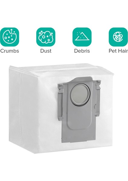 Roborock Robot Süpürgeler Için 6 Adet Süpürge Toz Torbası (Yurt Dışından)
