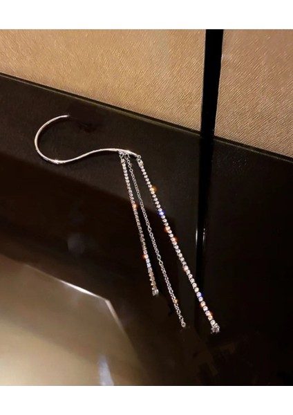 Taşlı Kulak Aksesuarı Kadın Küpe modelleri