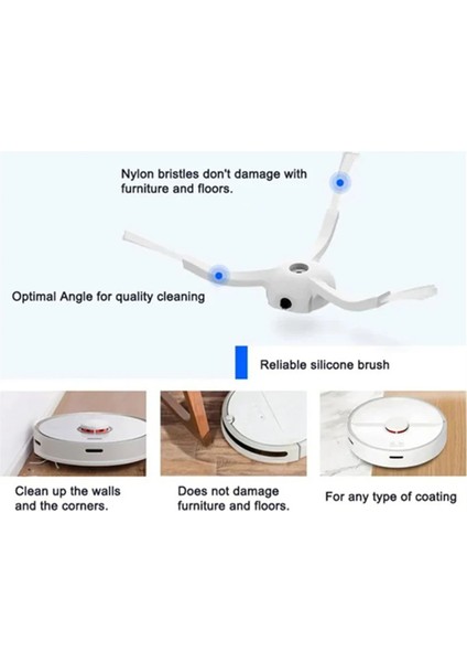 Xiaomi Mi Robot Süpürge Için 1 Ana Yan Fırça Filtresi (Yurt Dışından)