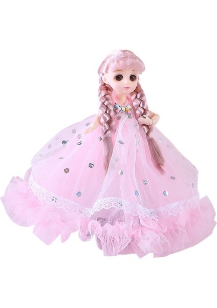 26 cm Bebek Sevimli Barbie Bebek Müzikli Işıklı Çocuk Oyuncağı (Yurt Dışından)