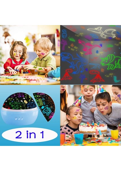 3-8 Yaşındaki Erkek Çocuklar Için Dinozor Oyuncakları, Dinozor Parti Malzemeleri 3-8 Yaşındaki Erkek Çocuklar Için Centerpieces 2-10 Yaşındaki Erkek Çocuklar Için 2'si 1 Arada Arab (Yurt Dışından)