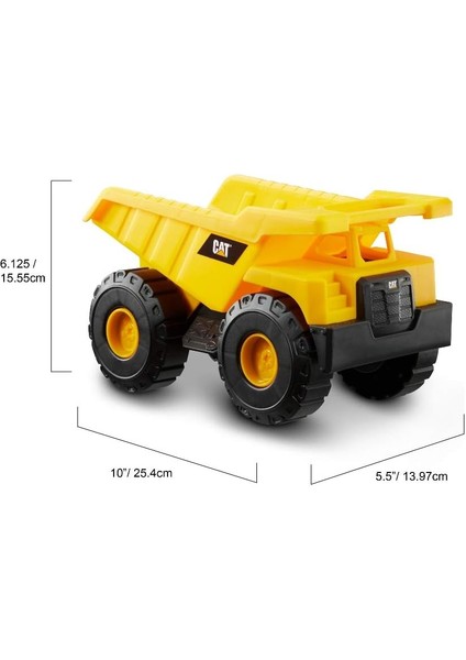 , Cat Inşaat Filosu 10" Damperli Kamyon Oyuncak, 3 Yaş ve Üzeri (Yurt Dışından) modelleri