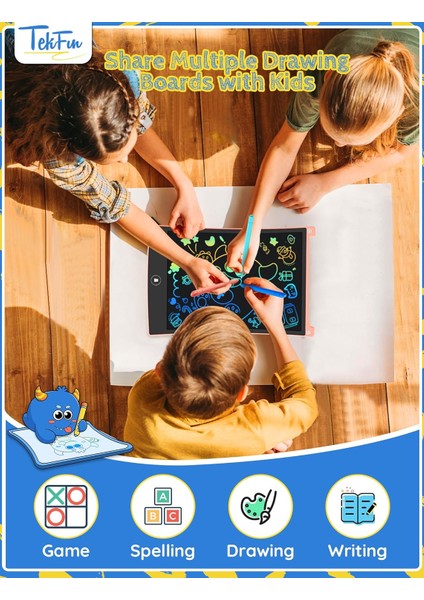 8.5in 2 Paket Çocuklar Için LCD Yazma Tableti Boyama Doodle Tahtası Sihirli Çizim Pedi, Anti-Kayıp Stylus ile Çocuklar Için, Araba Gezisi Eğitici Oyuncaklar Doğum Günü Hediyesi 3 4 (Yurt Dışından) modelleri