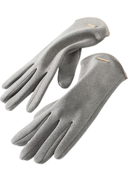 Kadife ve Kalınlaştırılmış Bisiklet Eldiveni (Yurt Dışından)