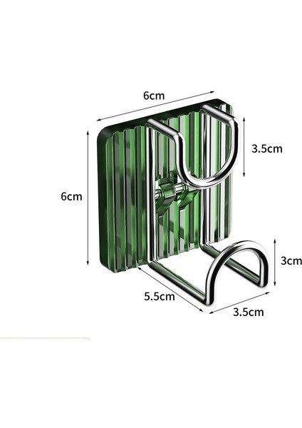 Paslanmaz Çelik Kancaları Delmeden Akrilik Lavabo Standı (2'li Paket) (Yurt Dışından) fiyatları