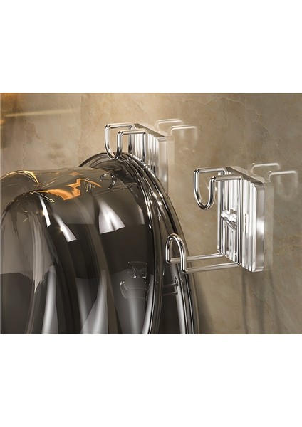 Paslanmaz Çelik Kancaları Delmeden Akrilik Lavabo Standı (2'li Paket) (Yurt Dışından) modelleri