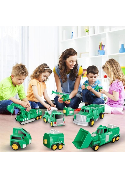 4 5 6 7 8 Yaş Için Oyuncaklar - Transform Robot Çocuk Oyuncak Arabaları | 4-8 Yaş Arası Çocuklar Için Stem Geliştirme Küçük Çocuk | 5'i 1 Arada Inşaat Oyuncakları Erkek Kızlar Için (Yurt Dışından)