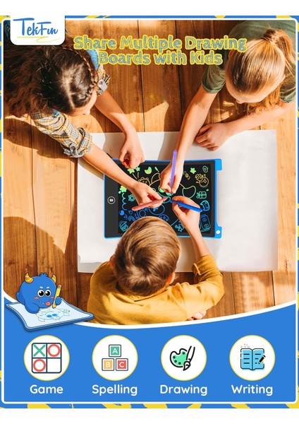2 Paket Anti-Kayıp Kalemli LCD Yazma Tableti, 10 Inç Silinebilir Doodle Tahtası Boyama Çizim Pedi Çocuklar Için, Araba Gezisi Eğitici Oyuncaklar Doğum Günü Hediyesi 3 4 5 6 7 Kız E (Yurt Dışından) fiyatları