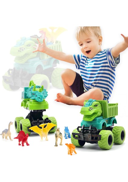 2 3 4 5 Yaşındaki Erkek Çocuklar Için Dinozor Oyuncakları Hediyeler, 2 Paket-6 Mini Dinozor Figürlü Çocuklar Için 3-5 Dinozor Oyuncakları. Erkek Çocuklar Için Canavar Kamyonlar, Ço (Yurt Dışından)
