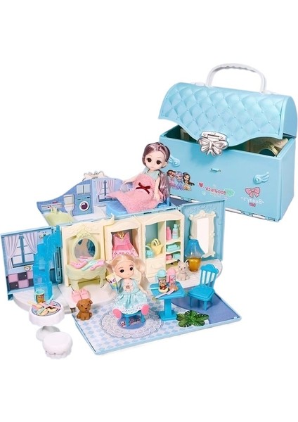 Oyuncak Küçük Kız Doğum Günü Hediyesi Lisa Elsa Elsa Prenses Dollhouse (Yurt Dışından) modelleri