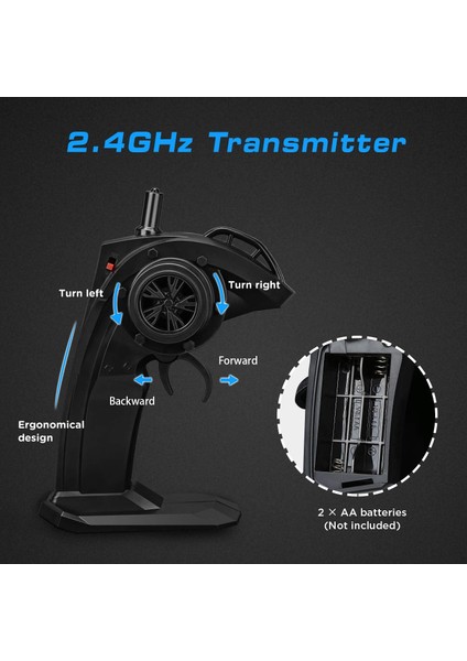 1:18 Büyük Ölçekli 2.4ghz Tüm Arazi Su Geçirmez Rc Kamyon, 2 Pil Ile, Çocuklar ve Yetişkinler Için 4x4 Elektrikli Hızlı Off Road Araba (Yurt Dışından) modelleri