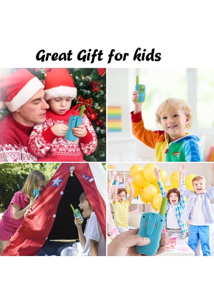 Çocuklar Için Walkie Talkie Oyuncakları, Walkie Talkies 2 Paket Erkek Kız Oyuncakları Için 3 4 5 6 7 8 9 10 11 12 Yaşındaki Çocuklar Kamp Açık Hava Oyunları Stocking Stuffers (Yurt Dışından) fırsatları