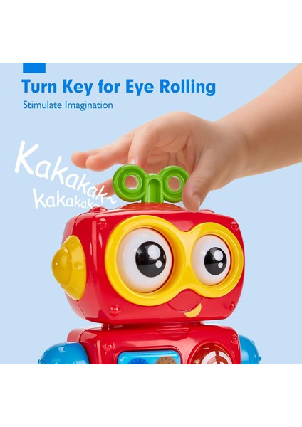 Yaşındaki Erkek Çocuk Oyuncakları Doğum Günü Gfit - Müzikal Işıklı Pozlanabilir Aktivite Robotu Bebek Oyuncakları 12-18 Ay - Interaktif Motor Beceri Oyuncağı Bir Yaşındakiler Için (Yurt Dışından) fırsatları