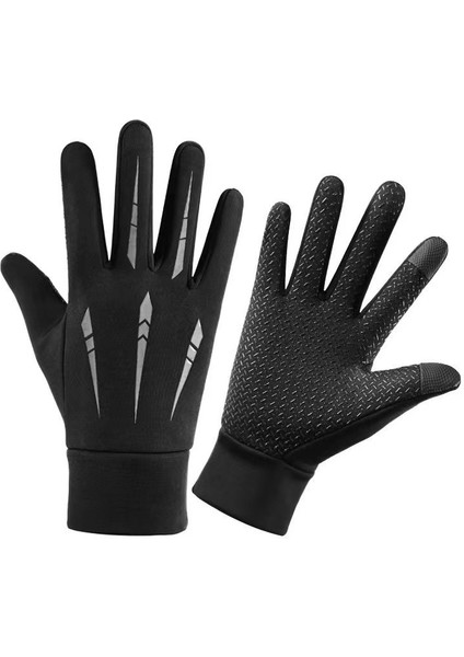 Sonbahar ve Kış Sıcak El Beş Pençeli Erkek Eldivenleri (Yurt Dışından)