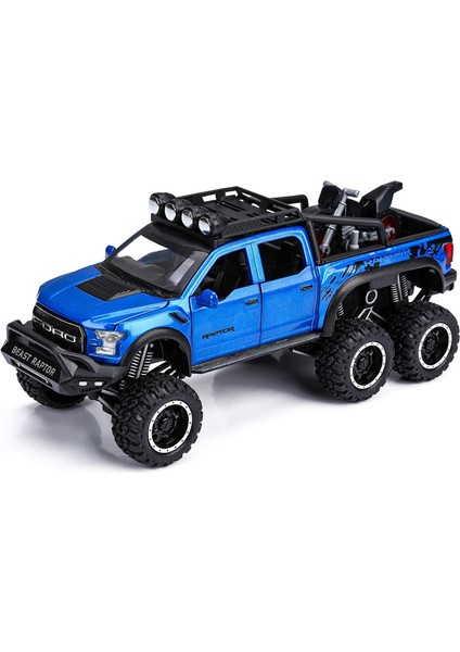 Erkek Çocuklar Için Oyuncak Kamyonetler F150 Raptor Sesli ve Işıklı Döküm Metal Model Araba 3 Yaş ve Üzeri Çocuklar Için Mavi (Yurt Dışından) modelleri