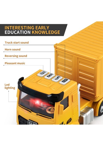 Çocuk Inşaat Oyuncakları, Inşaat Kamyonu Oyuncak Seti, Vinç, Ekskavatör, Forklift, Buldozer, Damperli Kamyon, Çimento Kamyonu, Yol Silindiri, Alaşımlı Inşaat Araç Oyuncakları 3 4 5 (Yurt Dışından) modelleri